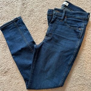 Madewell 10” high rise skinny jeans